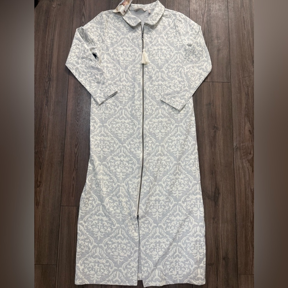 Soft Surroundings Better Sleep Zip Front Lounger Robe Women’s PS NWT